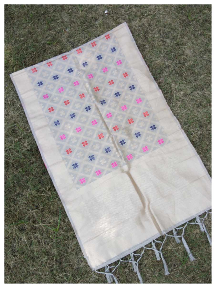 Banarasi Wholesale Dupatta Supplier KD261Light Banarasi Wholesale Dupatta Supplier KD261Light